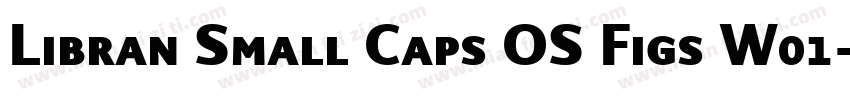 Libran Small Caps OS Figs W01字体转换